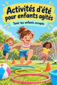 Enfants participant à une activité d'été amusante et engageante.