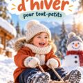 Un groupe d'enfants jouant dans la neige pendant une activité hivernale