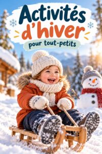 Un groupe d'enfants jouant dans la neige pendant une activité hivernale