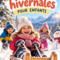 Enfants s'amusant lors d'activités hivernales ensemble, joyeux et engagés