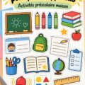 Enfant jouant à un jeu de rôle Montessori à la maison avec des accessoires