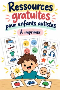 Ensemble d'activités éducatives imprimables pour enfants autistes