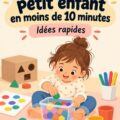 Maman et enfant occupés à une activité éducative rapide