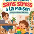 Un enfant jouant avec des blocs colorés dans un espace de jeux chaleureux.