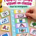 Emploi du temps visuel personnalisé pour une classe d'enfants