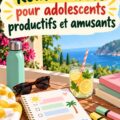 Un adolescent souriant impliqué dans une activité éducative d'été